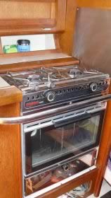 Hunter 30 Kitchen Galley Stove  044
